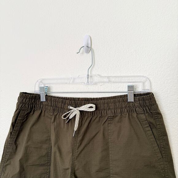 [Vuori] Dark Oregano Green Duraterra Vintage Ripstop Shorts Raw Hem Sz Medium M - Picture 5 of 11